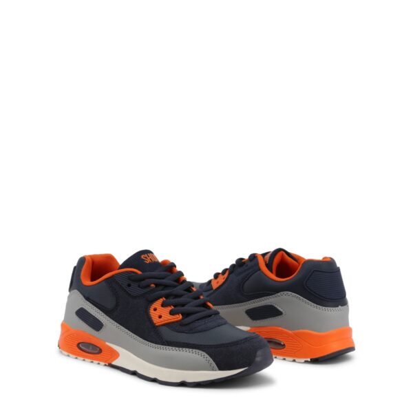 Shone 005-001_LACES-NAVY-ORANGE - Image 3