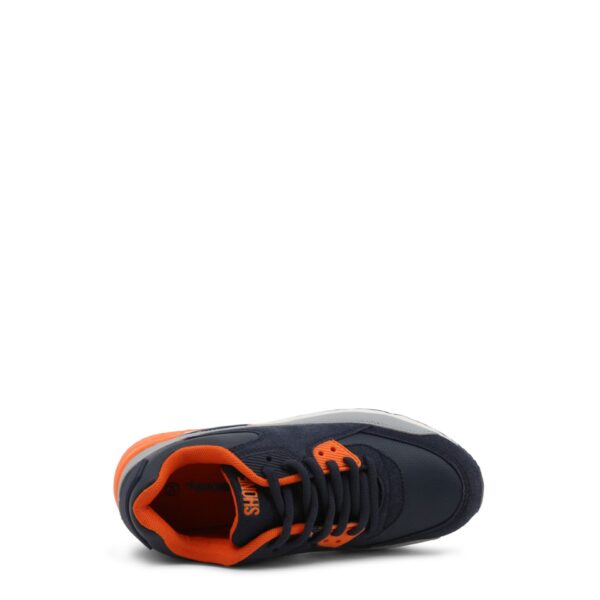 Shone 005-001_LACES-NAVY-ORANGE - Image 4