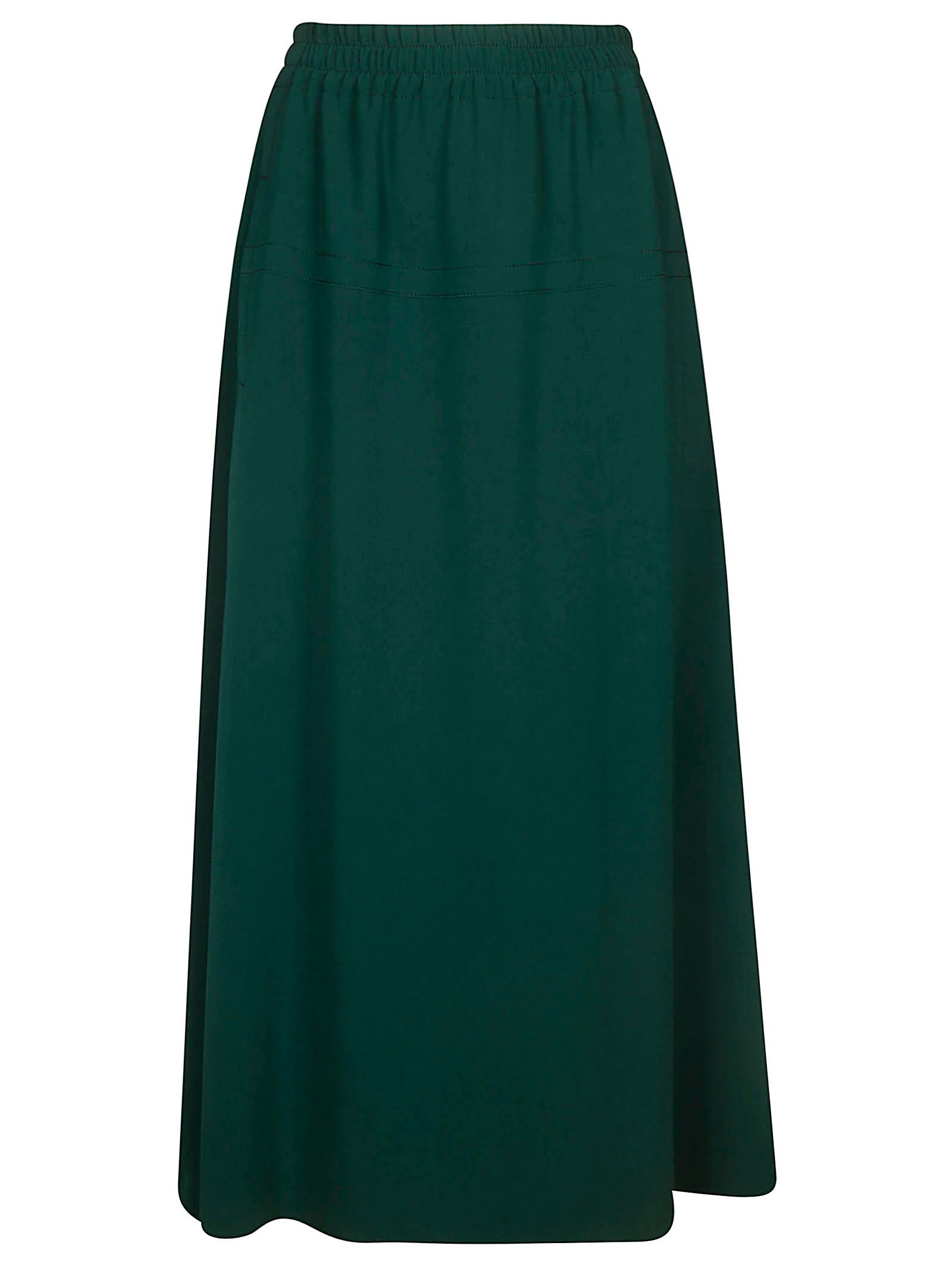 ALBERTO BIANI WOMEN'S AA829AC003072 GREEN WOOL SKIRT