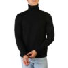 100% Cashmere T-NECK-M_900-BLACK