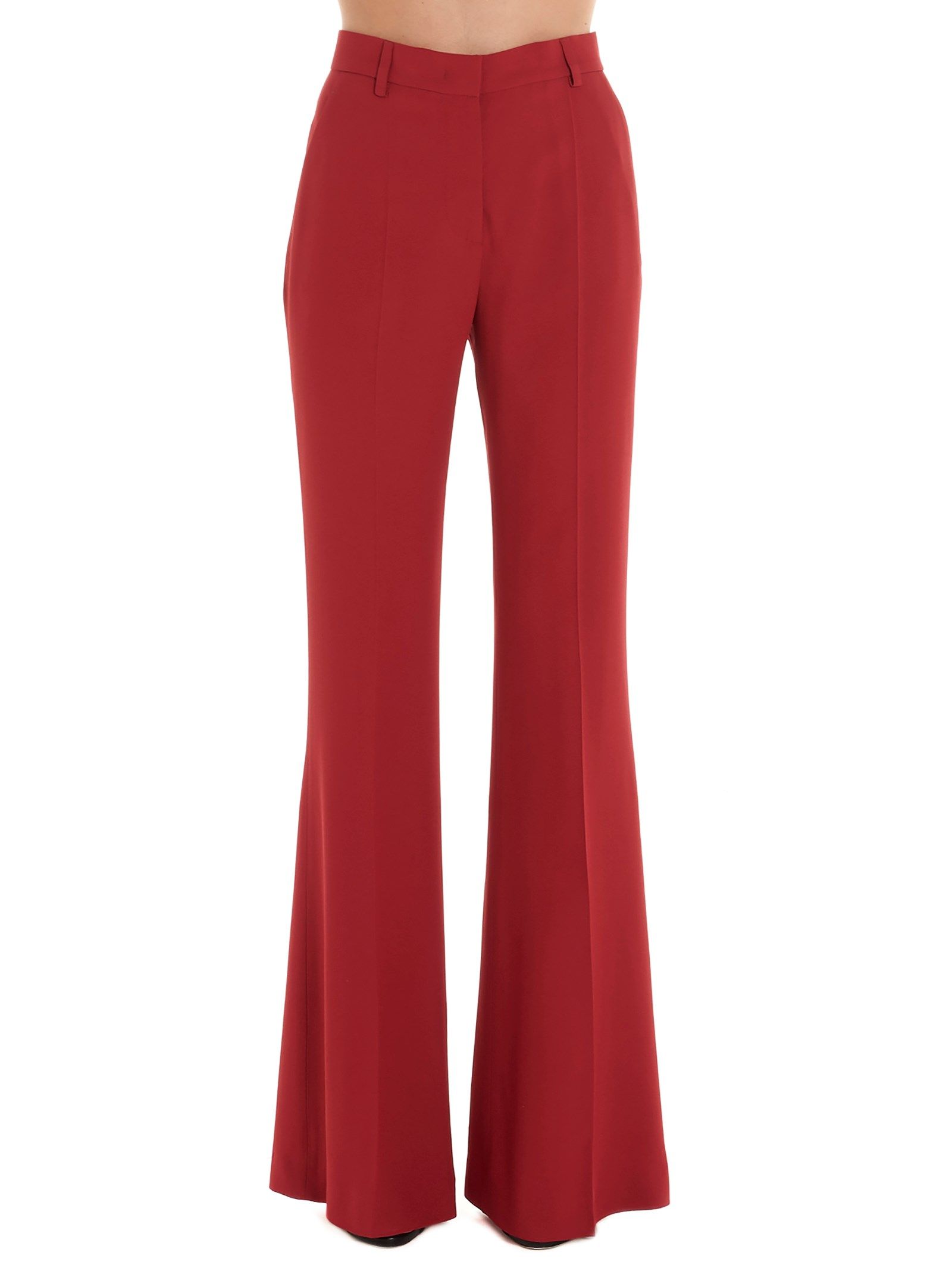 ALBERTA FERRETTI WOMEN'S V030966180116 RED ACETATE PANTS