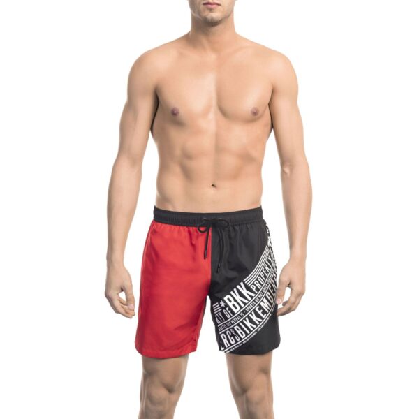 Bikkembergs Beachwear BKK1MBM09_RED&BLACK