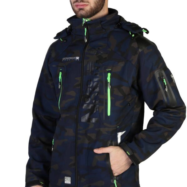 Geographical Norway Techno-camo_man_blue-green - Image 3