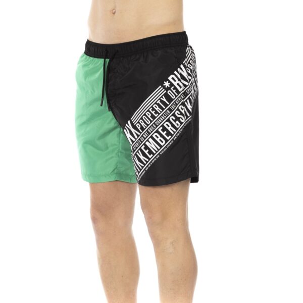 Bikkembergs Beachwear BKK1MBM09_GREEN&BLACK - Image 4