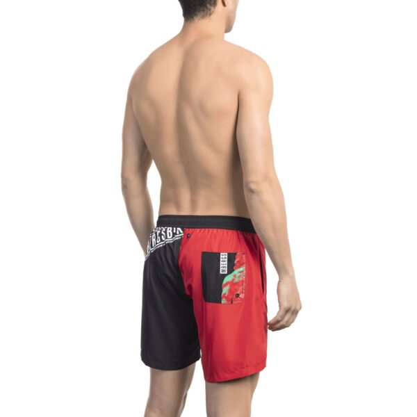 Bikkembergs Beachwear BKK1MBM09_RED&BLACK - Image 2