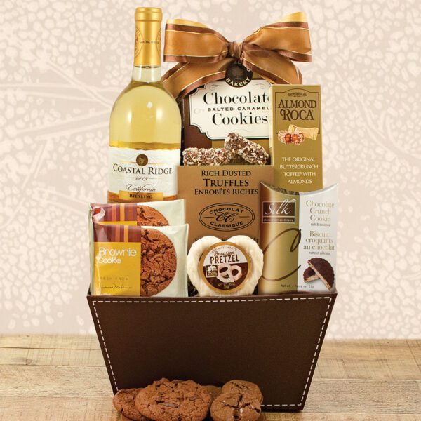 Costal Ridge Riesling: Chocolate & Wine Basket