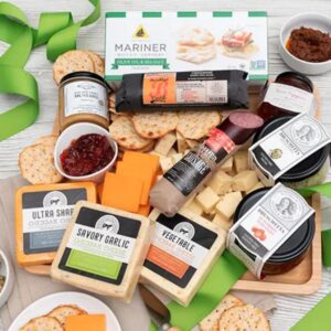 Gourmet Artisan Platter: Meat & Cheese Gift