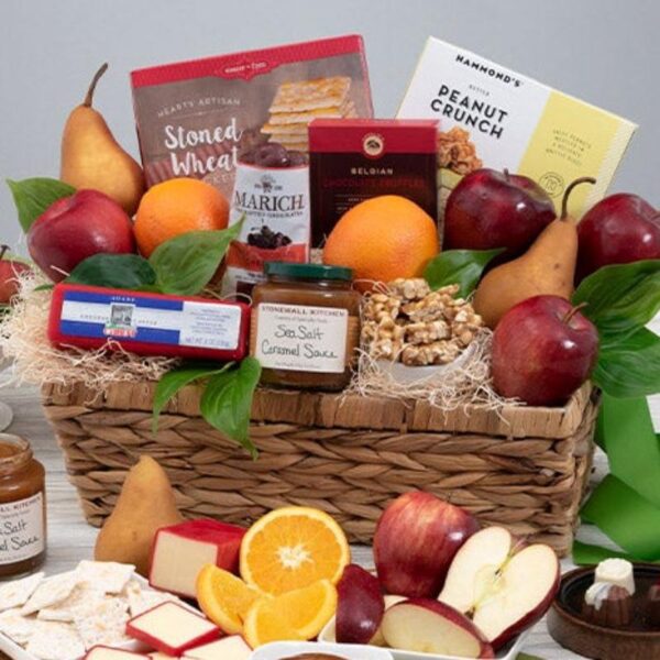 Orchard's Abundance: Fresh Fruit Gift Basket