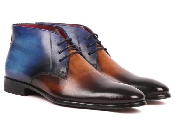 Paul Parkman Men's Chukka Boots brown and blue