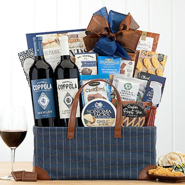 Coppola Diamond Red Duet: Wine Gift Basket