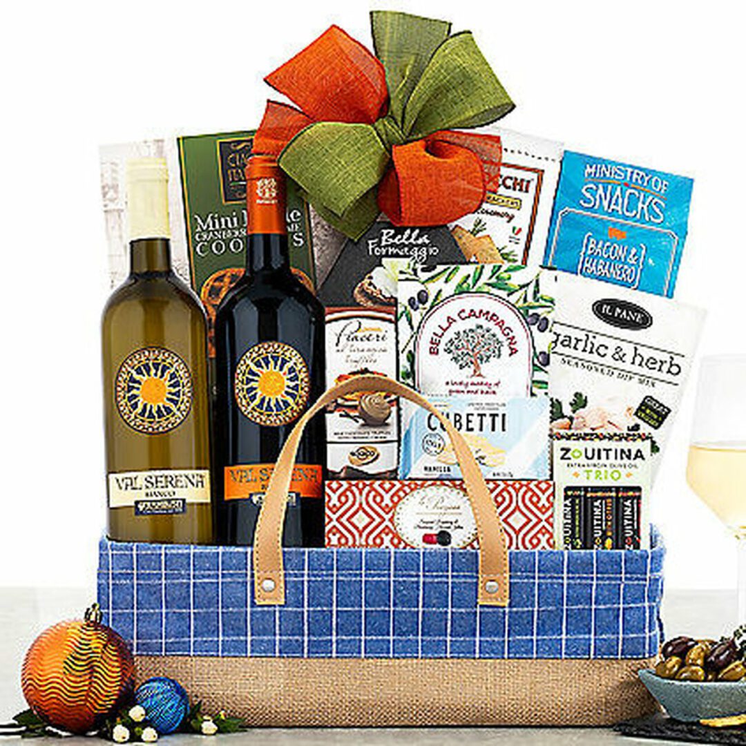 Val Serena Italian Duet Wine Gift Basket So Fly