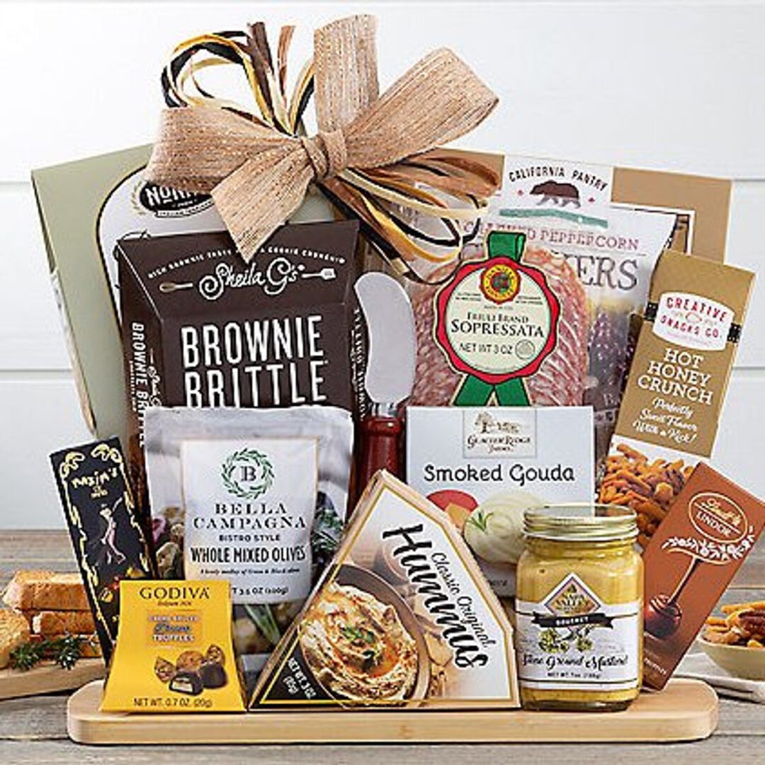 Classic Charcuterie: Gourmet Cheese Gift Basket - So Fly