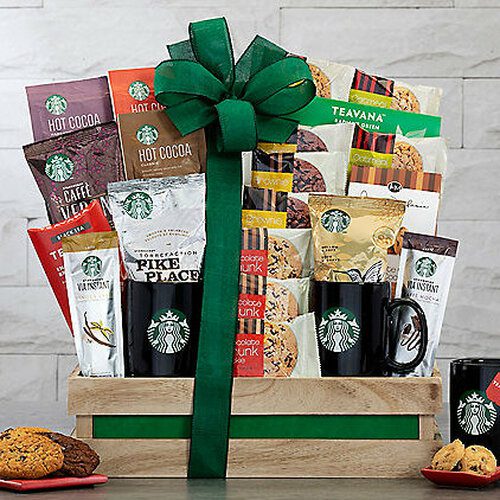 Starbucks Spectacular Gourmet Coffee & Tea Gift Basket So Fly