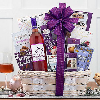 Windwhistle Moscato: Wine Gift Basket - So Fly