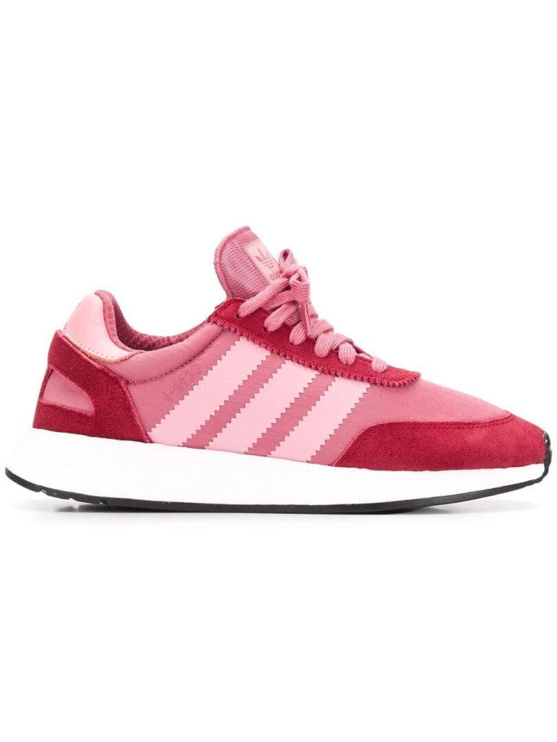 ADIDAS WOMEN'S D97352 PINK FABRIC SNEAKERS