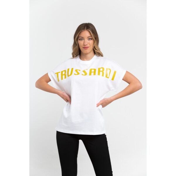 Trussardi 36T000501T002190_W616WhitePrintYellow