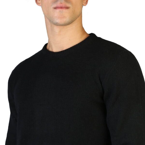 100% Cashmere C-NECK-M_900-BLACK - Image 3