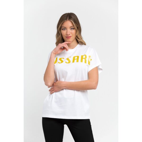 Trussardi 36T000501T002190_W616WhitePrintYellow - Image 2