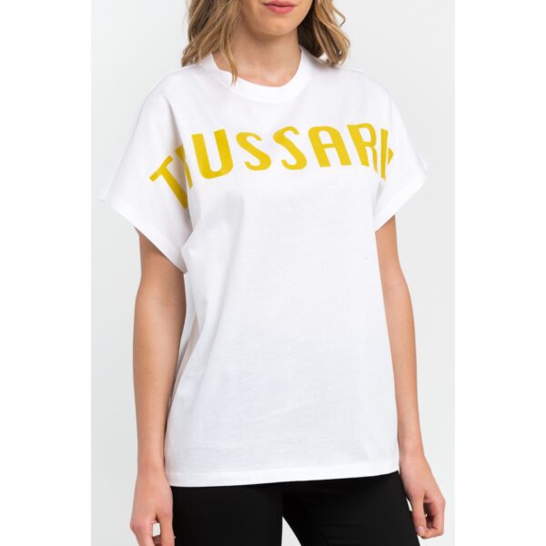 Trussardi 36T000501T002190_W616WhitePrintYellow - Image 3