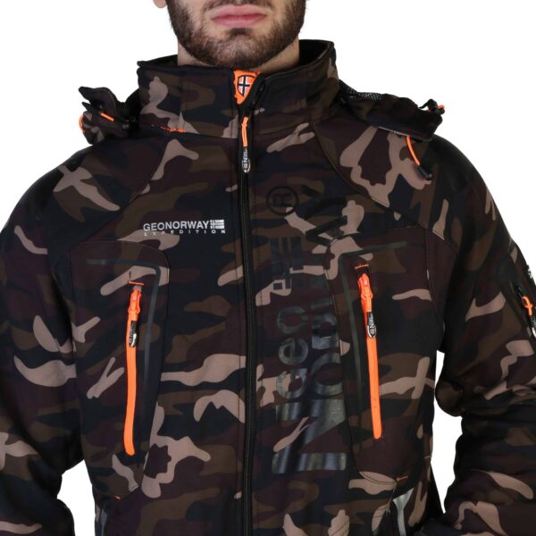 Geographical Norway Techno-camo_man_kaki-orange - Image 3