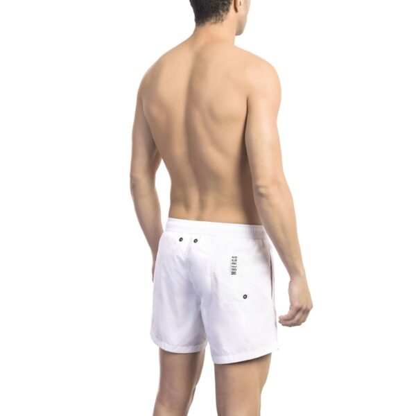 Bikkembergs Beachwear BKK1MBS01_WHITE&RED - Image 2